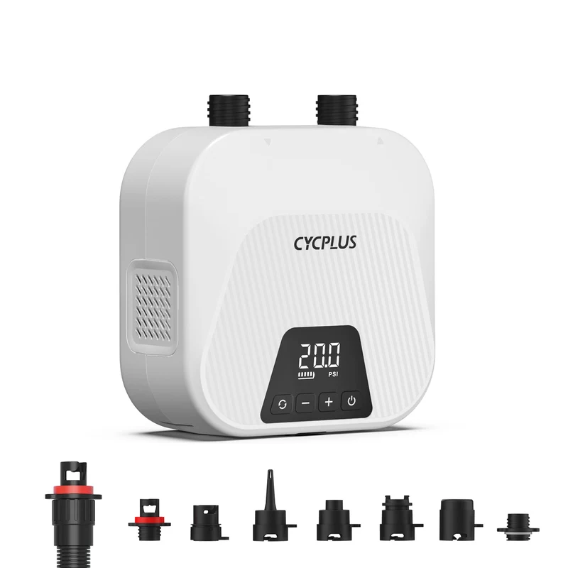 CYCPLUS D14PRO SUP-Luftpumpe 20 PSI, Akku, Dual Stage, Auto-Off