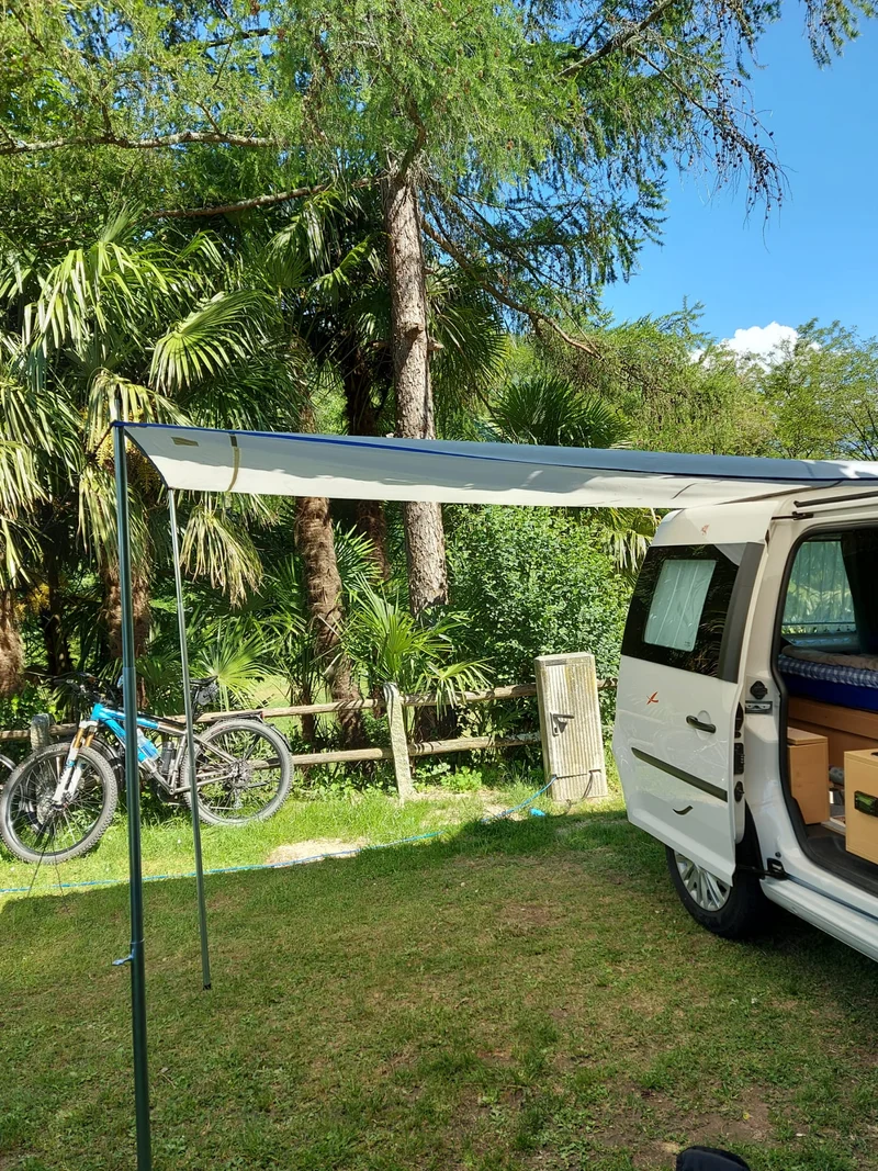Sonnenstore für Camper, Wohnwagen mit Keder, Sonnendach Charly & Charlyne