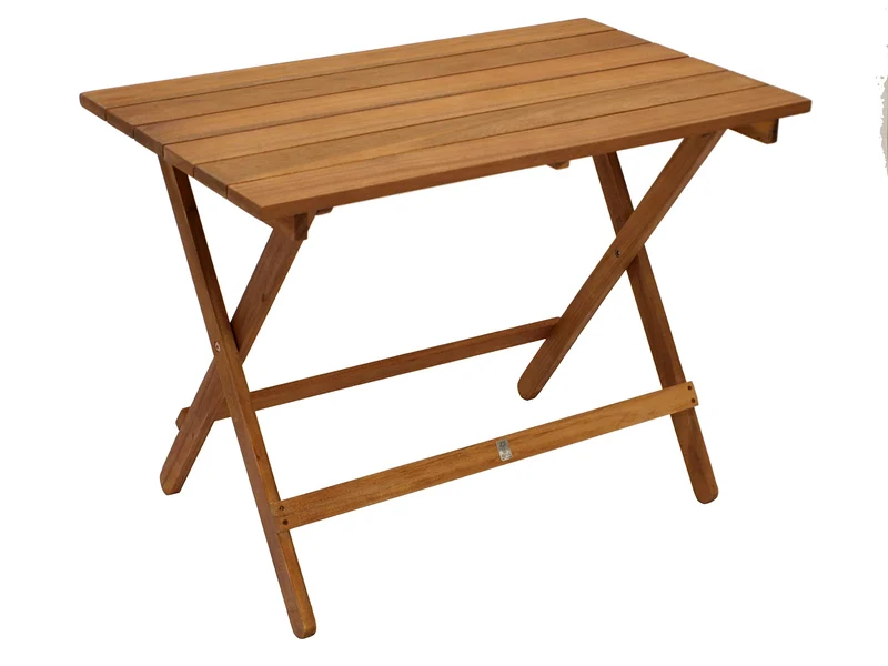 DEGAMO Klapptisch Dana, Gartentisch aus Akazienholz geölt, 90x52x65 cm