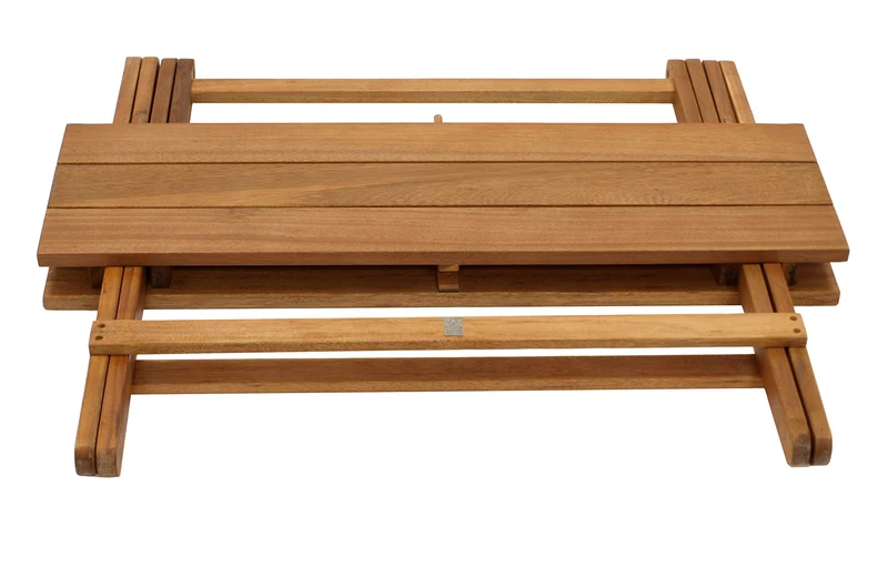 DEGAMO Klapptisch Dana, Gartentisch aus Akazienholz geölt, 90x52x65 cm