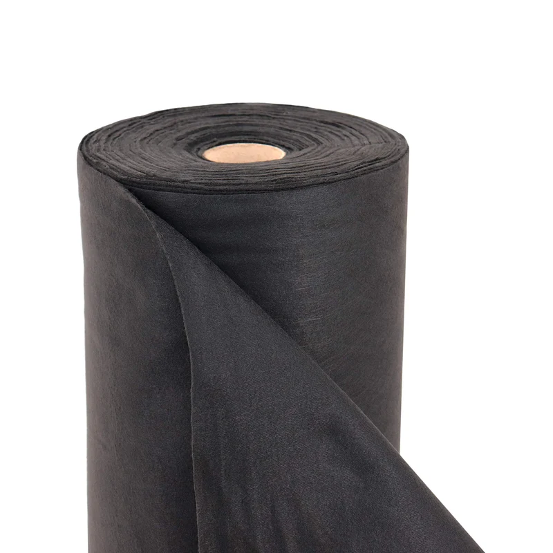 Aquagart Unkrautvlies schwarz, 190 g, wasserdurchlässig, 25 x 1 m