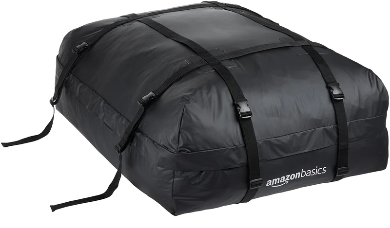 Amazon Basics Dachgepäckträger-Tasche 425 l, Schwarz
