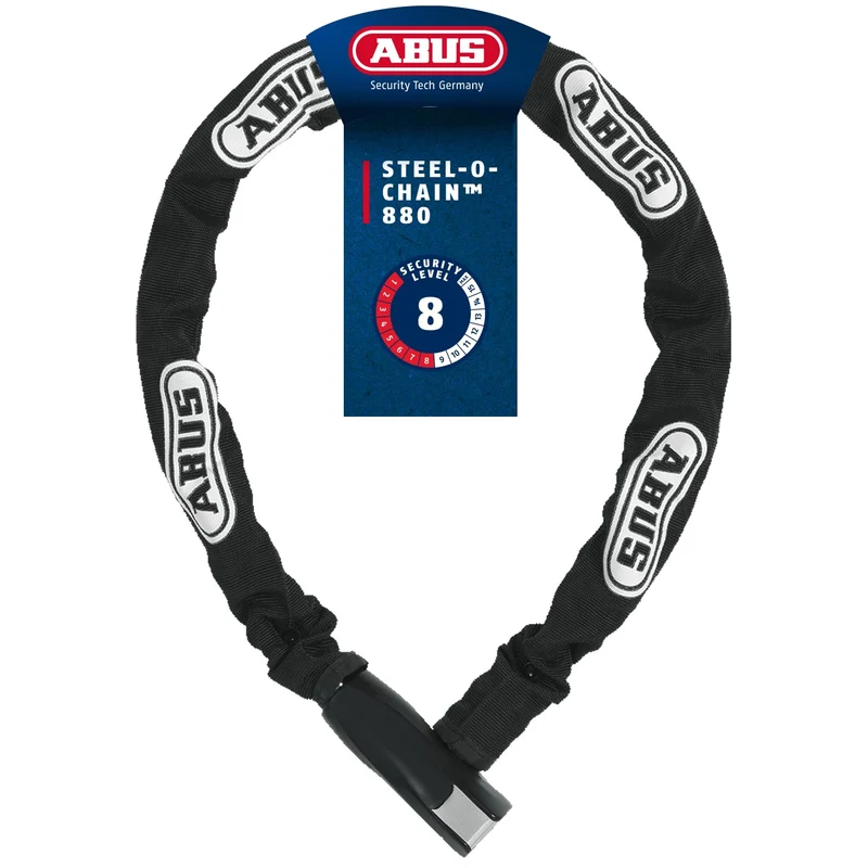 ABUS Steel-O-Chain 880/85 Kettenschloss 85 cm Schwarz