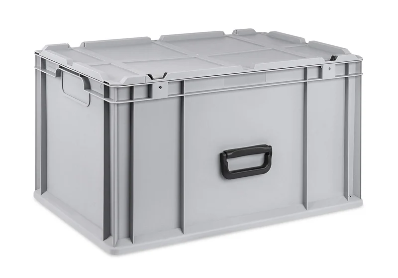 aidB Eurobox NextGen Portable, Transportkoffer mit Deckel, 65 L