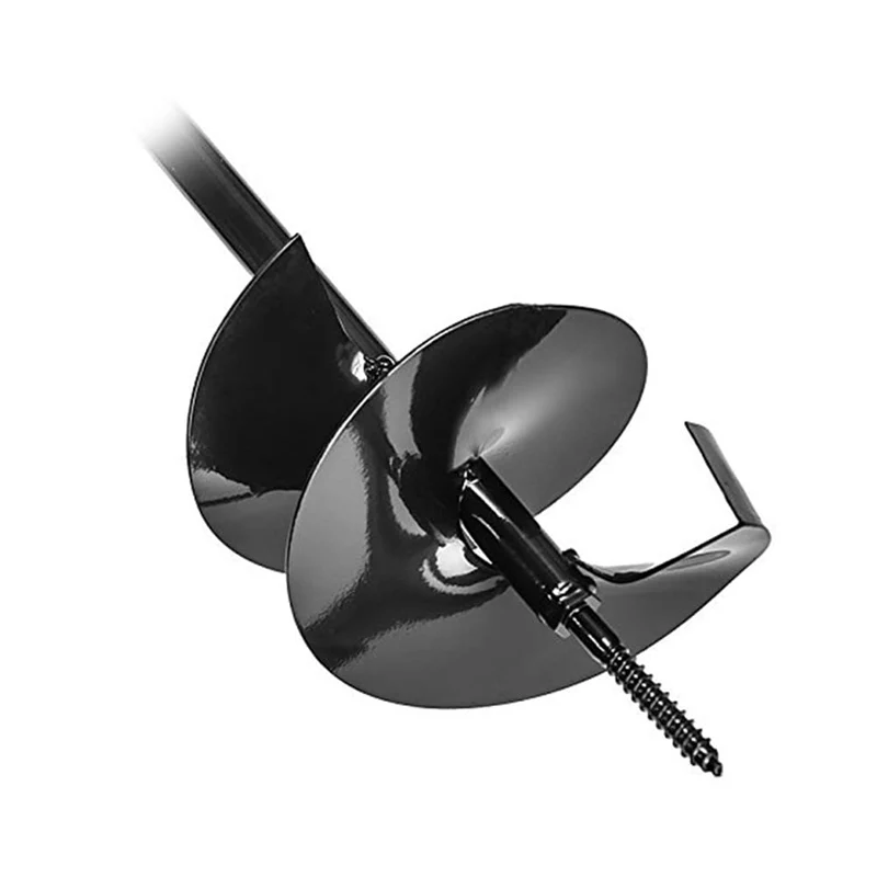 AGROHIT Handerdbohrer Ø 250 mm, Gartenbohrer aus Stahl, 105 cm