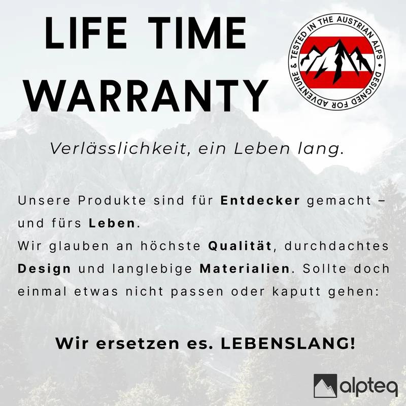 Alpteq Wanderstöcke faltbar aus Aluminium mit Korkgriff, Lime Green