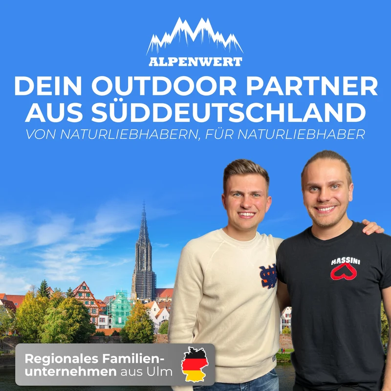 ALPENWERT Teleskop-Wanderstöcke aus Aluminium mit Korkgriff