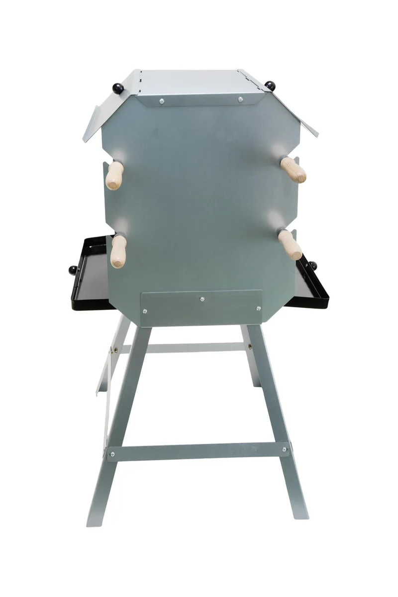 ACTIVA Mutzbratengrill 10840, Mangal-Grill mit Motor und 4 Spiessen