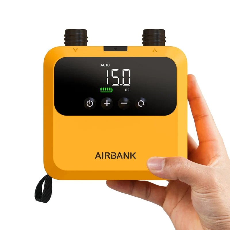 AIRBANK PULSE Pro Elektrische Mini SUP-Luftpumpe, 20 PSI, Akku
