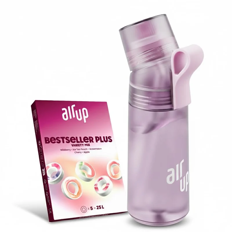 air up Twist Pro Trinkflasche Lavender 600 ml mit 5 Duft-Pods