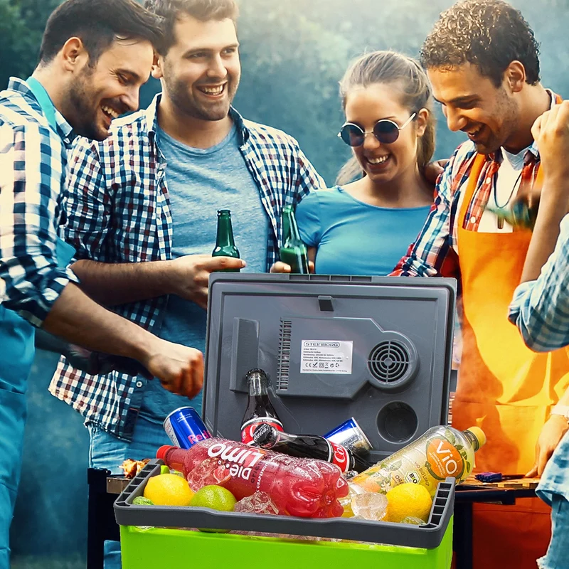 Steinborg Kühlbox elektrisch 30 Liter mit Warmhaltefunktion 12V/230V