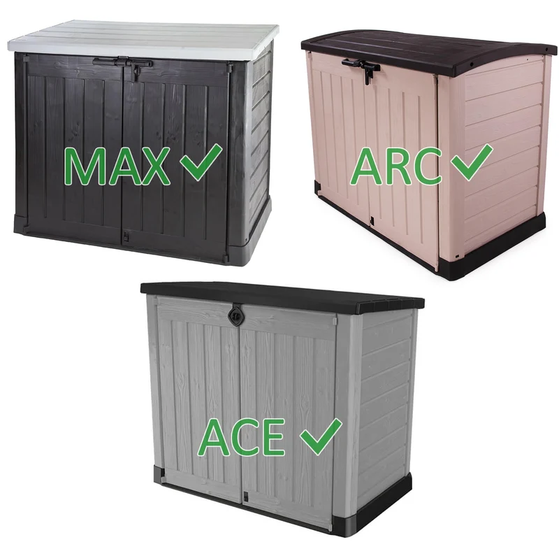 Ondis24 Gasdruckheber WLPS 140N für Keter Mülltonnenbox, 2er Set