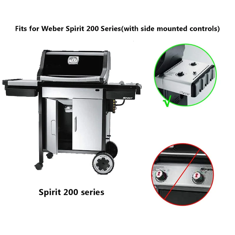 Onlyfire Grillabdeckung für Weber Spirit 300/200 Serie, wasserdicht