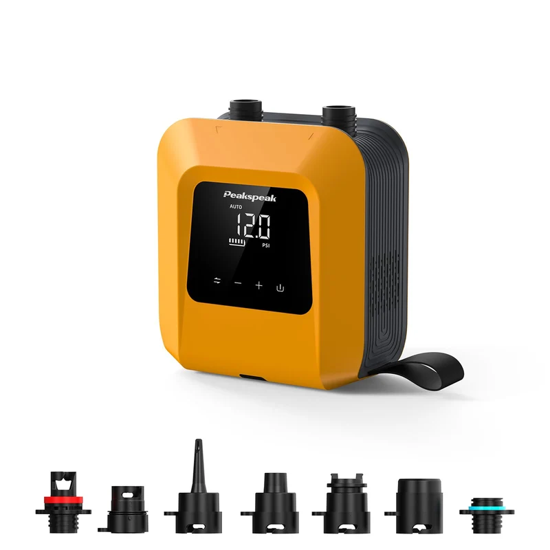 Peakspeak D20PRO Elektrische SUP-Pumpe mit Akku, 20 PSI