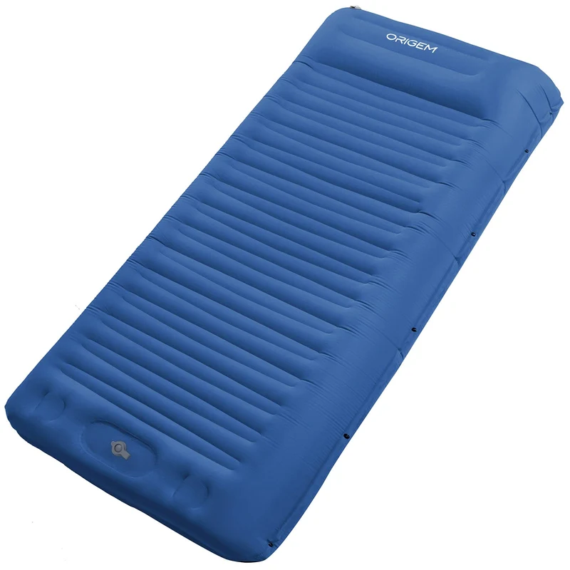 Origem Isomatte aufblasbar, 14 cm Camping-Schlafmatte mit Fusspumpe