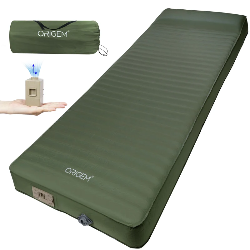 Origem Isomatte selbstaufblasend mit elektrischer Pumpe, 10 cm