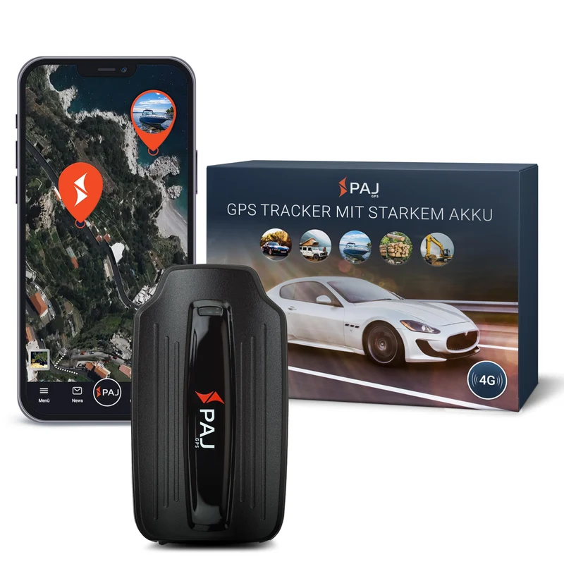 PAJ GPS Power Finder 4G GPS-Tracker mit Magnet, bis zu 90 Tage Akku