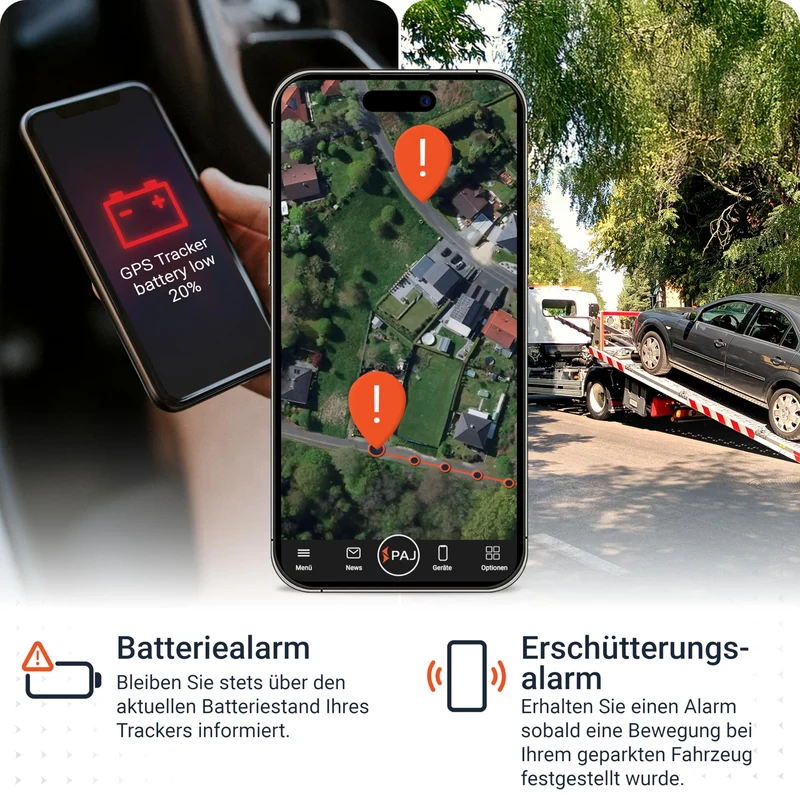 PAJ GPS Power Finder 4G GPS-Tracker mit Magnet, bis zu 90 Tage Akku