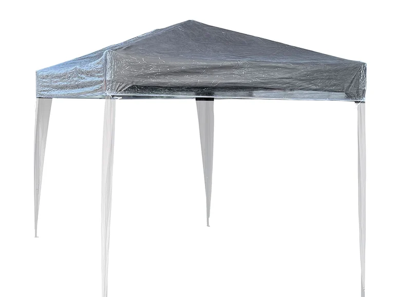 QUICK STAR Pavillon Schutzhaube 3x3 m PVC, wasserdicht, transparent