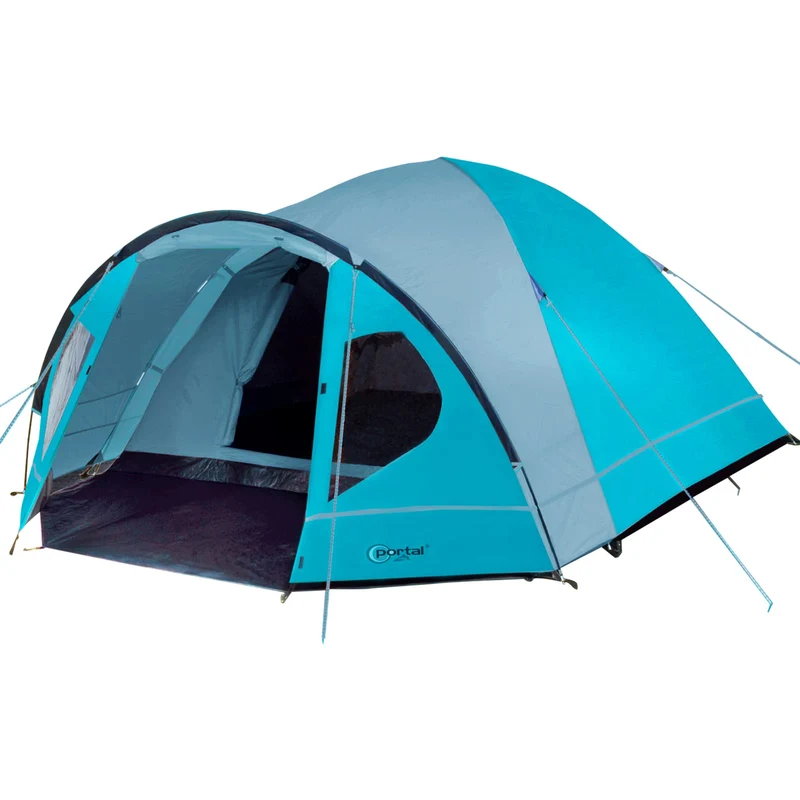 Portal Kuppelzelt 3-4 Personen wasserdicht 4000 mm mit Vorzelt