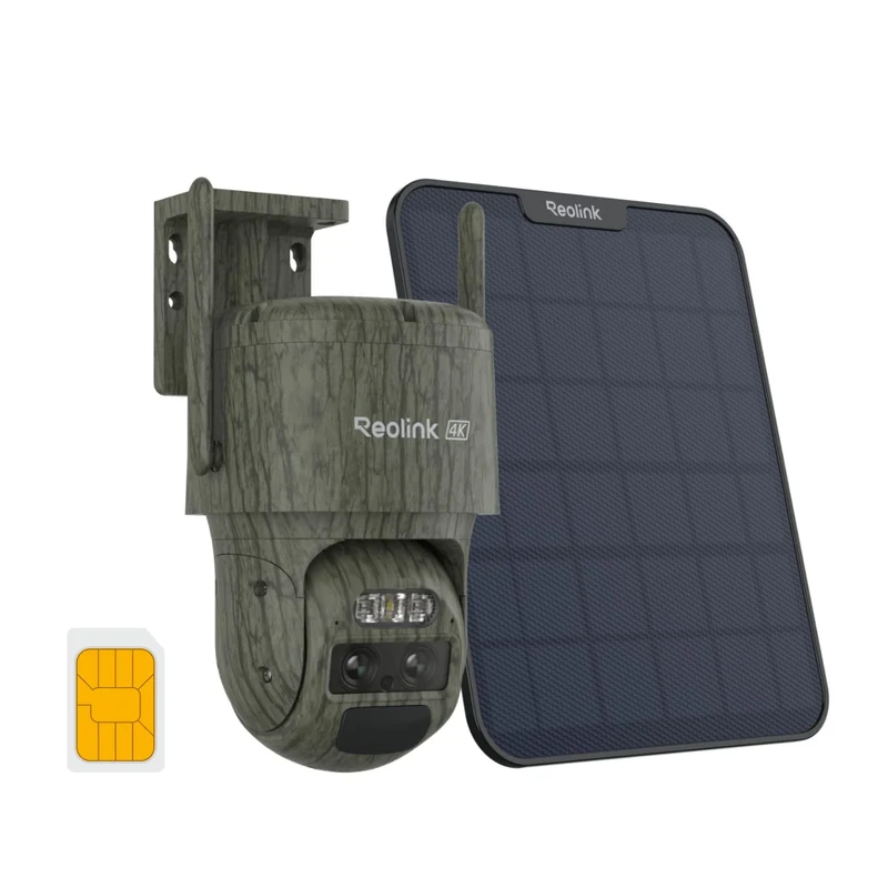 Reolink TrackMix LTE Trail 4K Wildkamera mit Solarpanel und SIM-Karte