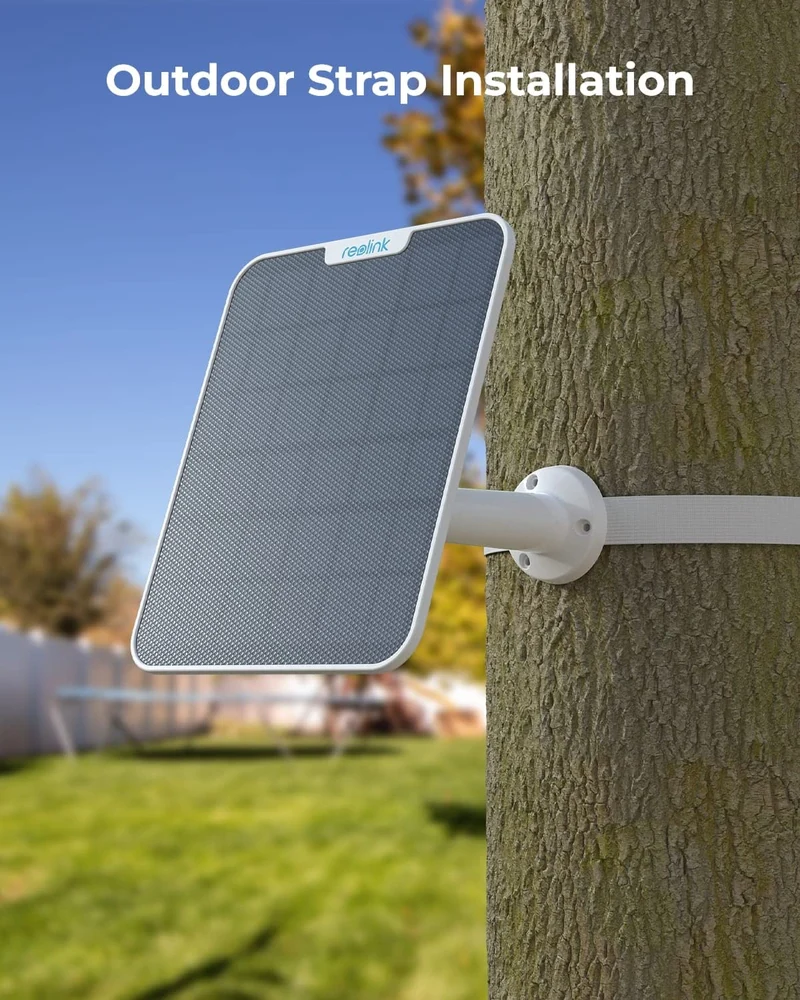 Reolink 6W Solarpanel für Akku-Überwachungskameras, IP65, weiss