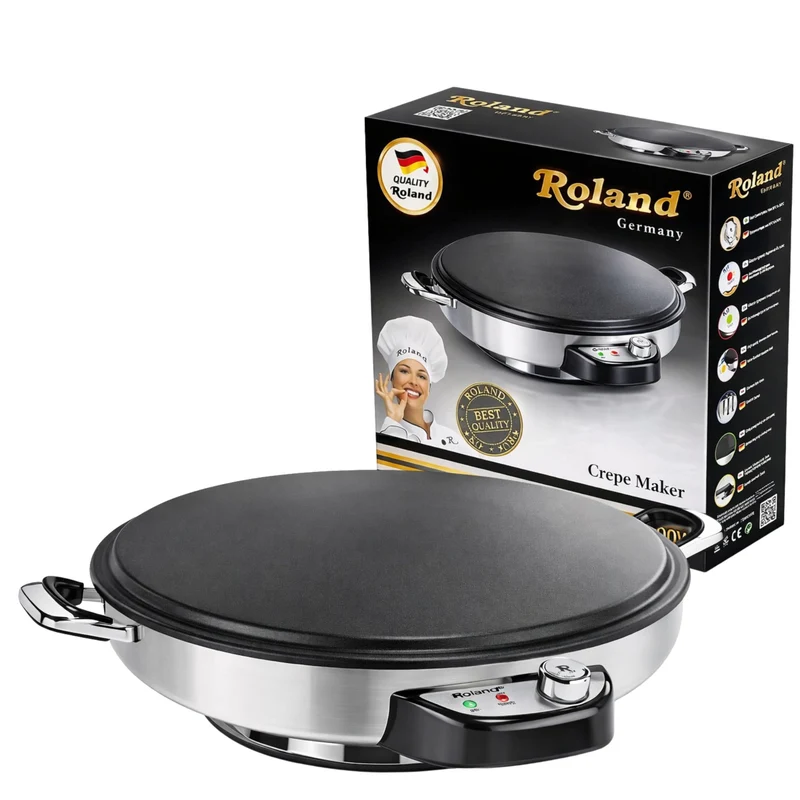 Roland Germany Fladenbäcker HR-002, 50 cm, 2300 W, Edelstahl