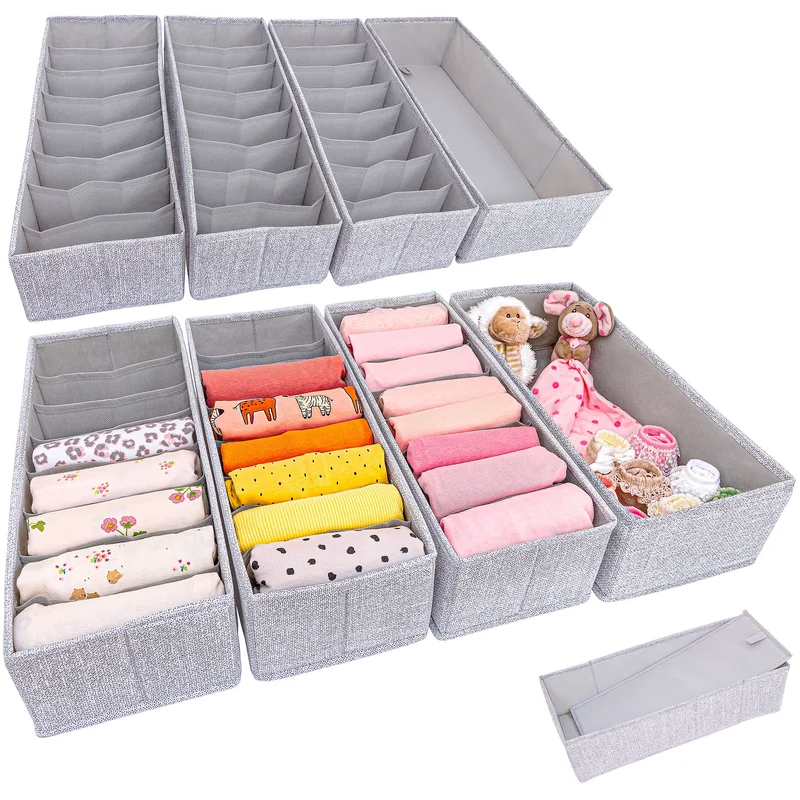 SIMPLE JOY HEMNES Double Organizer 8er Set für IKEA HEMNES 160 cm