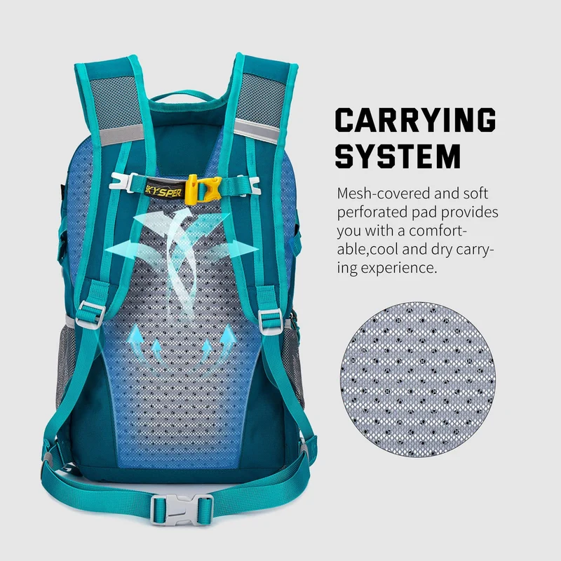 SKYSPER LANTC20 Wanderrucksack 20L mit Rückenbelüftung
