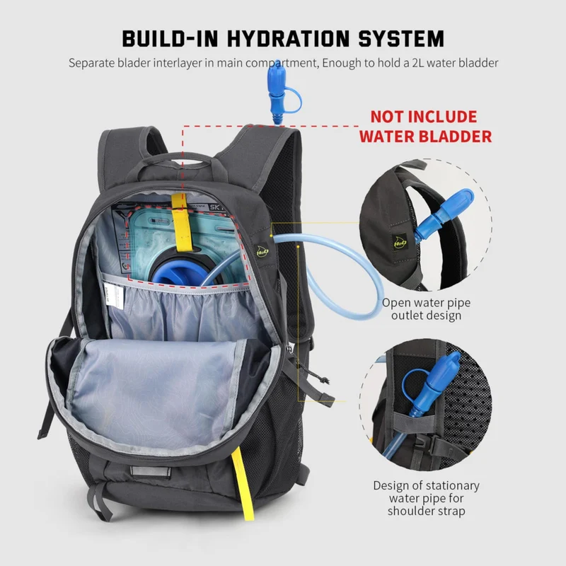 SKYSPER LANTC20 Wanderrucksack 20L mit Rückenbelüftung