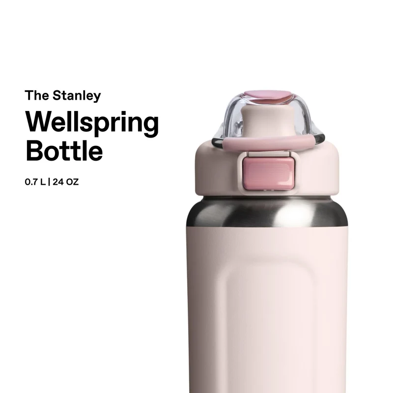 STANLEY 1913 Wellspring Bottle 0,7 l – Thermosflasche Rose Quartz