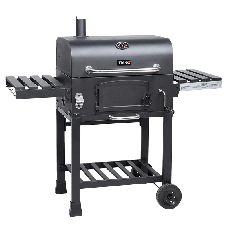 TAINO HERO XL Smoker Holzkohlegrill mit Temperaturanzeige
