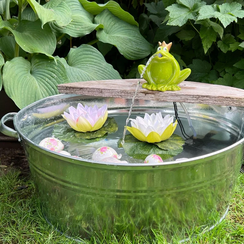 Storm's Gartenzaubereien Zinkwanne oval 40 Liter mit Griffen