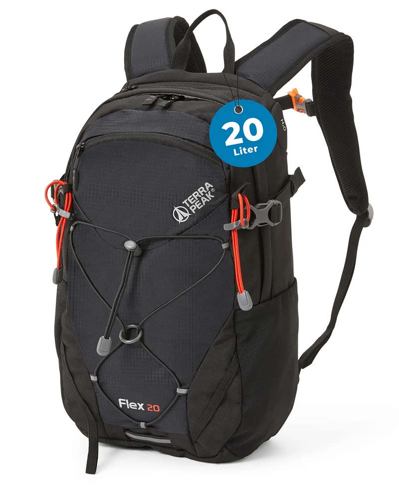 Terra Peak FLEX 20 Wanderrucksack 20L schwarz wasserabweisend