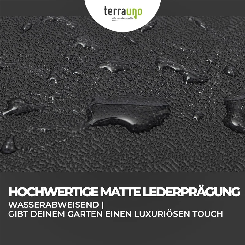 TerraUno Sichtschutzstreifen für Doppelstabmatten, Anthrazit, 10 Stück