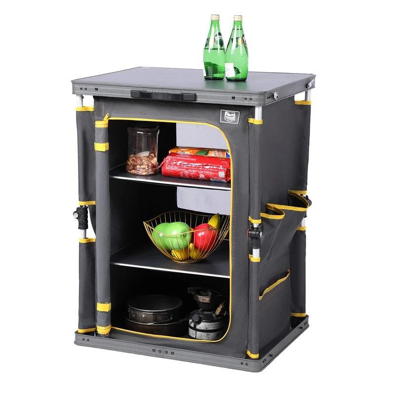 TIMBER RIDGE Campingschrank faltbar, Campingküche mit Tragetasche
