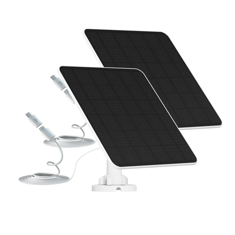 EverExceed 6W Solarpanel für Akku-Überwachungskameras, 2er-Set