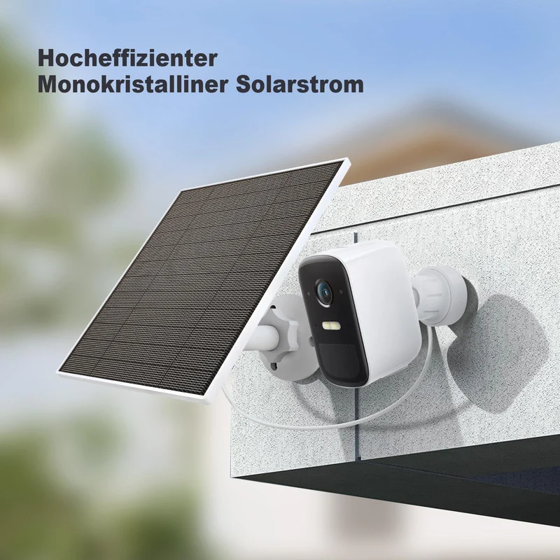 EverExceed Solarpanel für Eufy Kamera, 5W, USB-C, 3er-Pack
