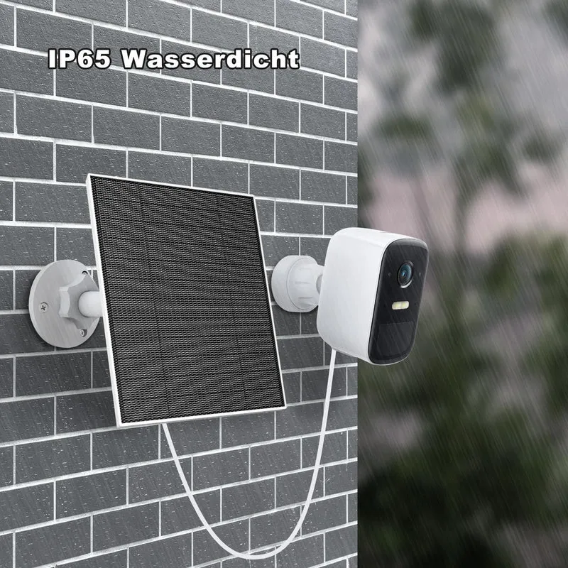 EverExceed Solarpanel für Eufy Kamera, 5W, USB-C, 3er-Pack