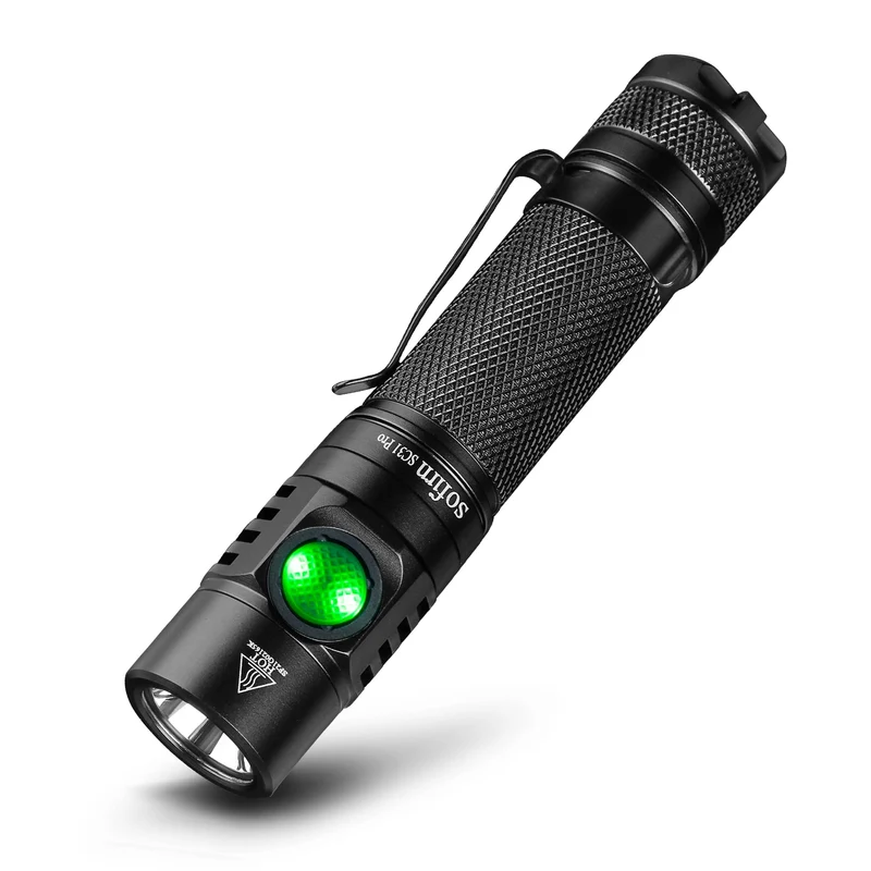 Sofirn SC31 Pro LED Taschenlampe, 2000 Lumen, USB-C wiederaufladbar