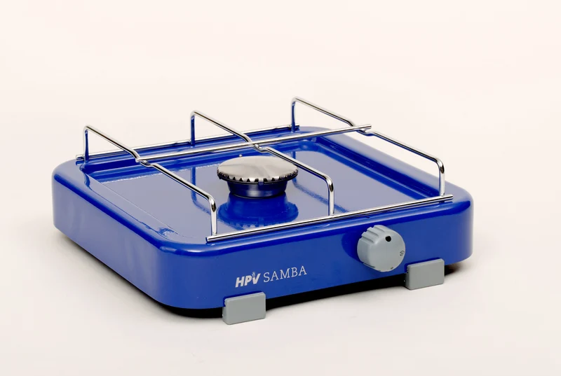 Gaskocher Samba mit Zündsicherung, 1-flammig, blau, 30 mbar