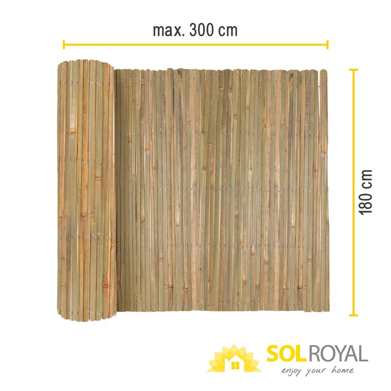 Sol Royal SolVision B89 Bambus Sichtschutz 180x300 cm