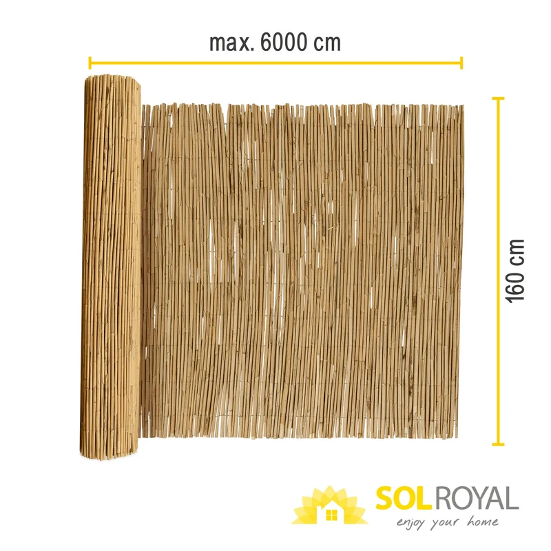 Sol Royal SolVision S36 Schilfmatte Sichtschutz 160x600 cm