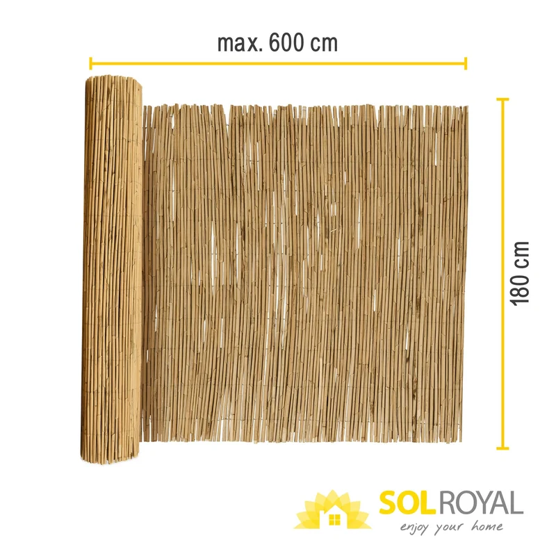 Sol Royal SolVision S36 Schilfmatte Sichtschutz 180 x 600 cm