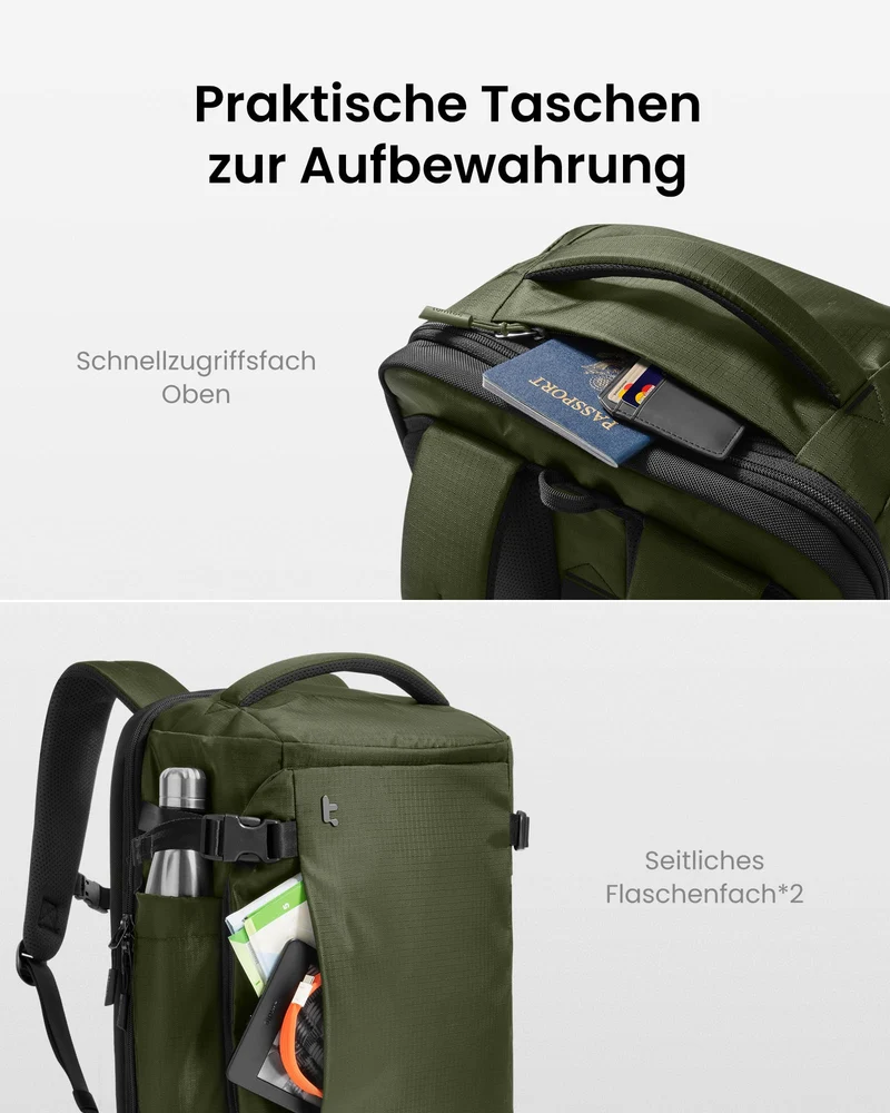 tomtoc Navigator T66 Liteway Reiserucksack 28L für 16 Zoll Laptop