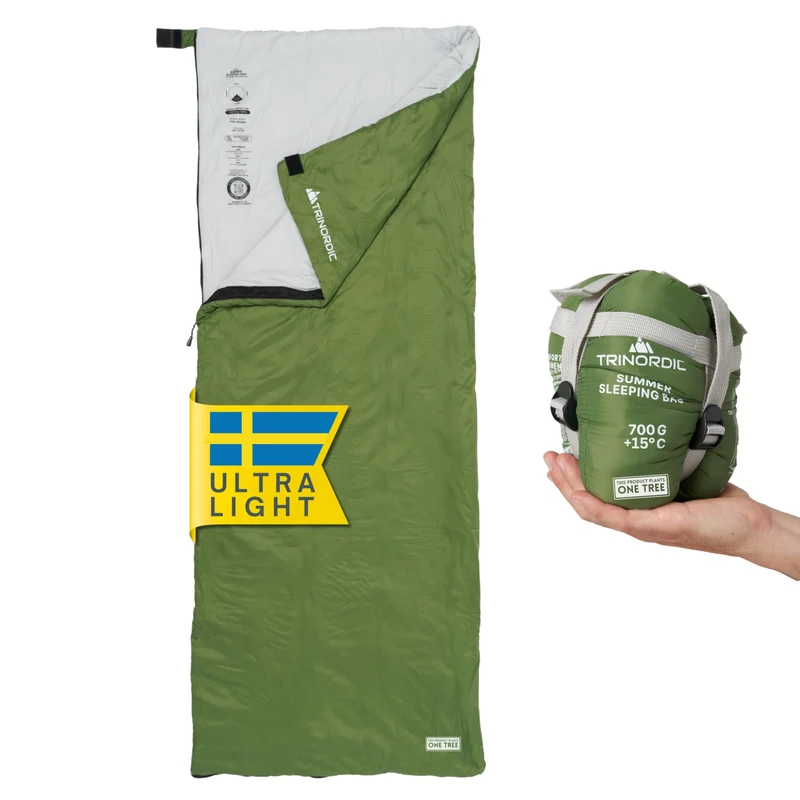 Trinordic Deckenschlafsack 700 g – ultraleichter Sommerschlafsack