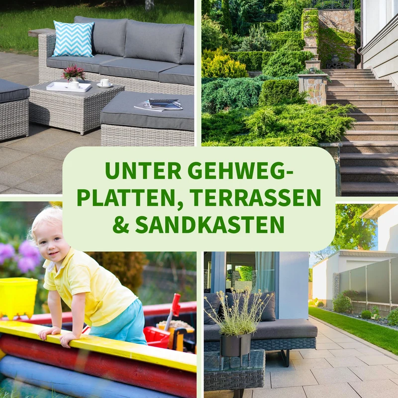 TTL GARDEN Unkrautvlies 150 g/m², 50 m² Rolle 1 x 50 m, UV-stabil