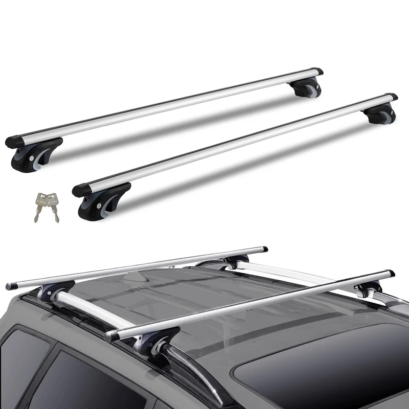 VEVOR Dachträger Universal Alu Querträger 90 kg Tragkraft