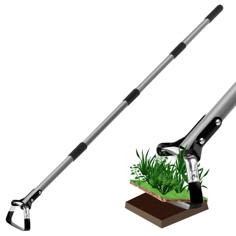 Walensee Steigbügelhacke PH-002JJN Gartenhacke mit verstellbarem Stiel