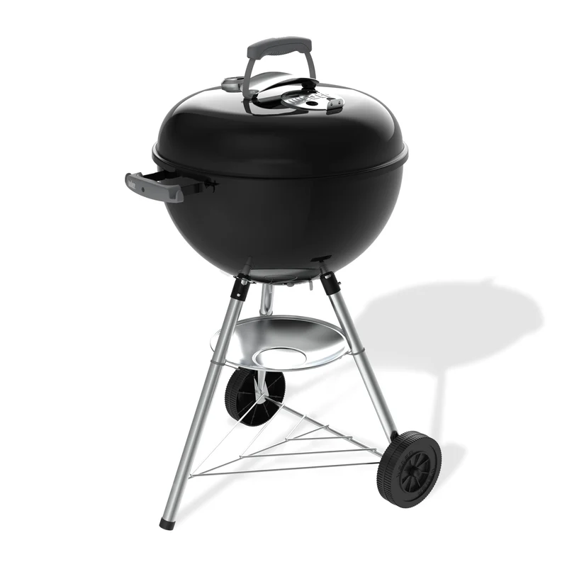 Weber Bar-B-Kettle Holzkohlegrill 47 cm mit Thermometer schwarz